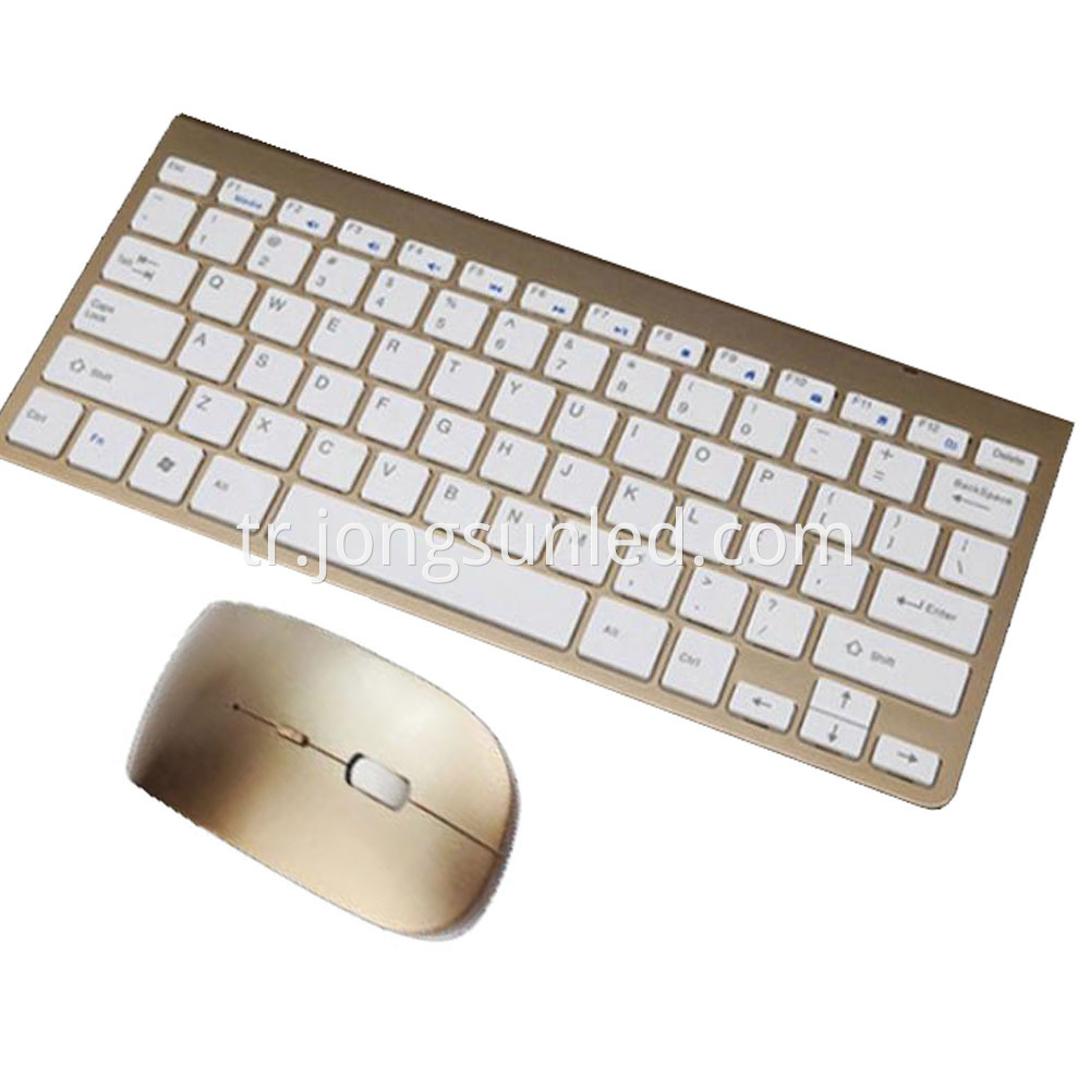 Golden Keyboard Mouse 1